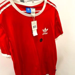 Adidas leggings and tee